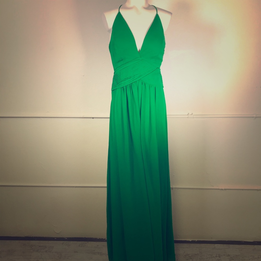 Meghan LA Geometric Seam Maxi Dress